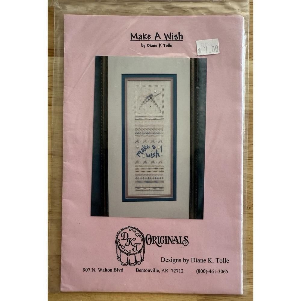 MAKE A WISH Cross Stitch Pattern by Diane K. Tolle DKT Originals